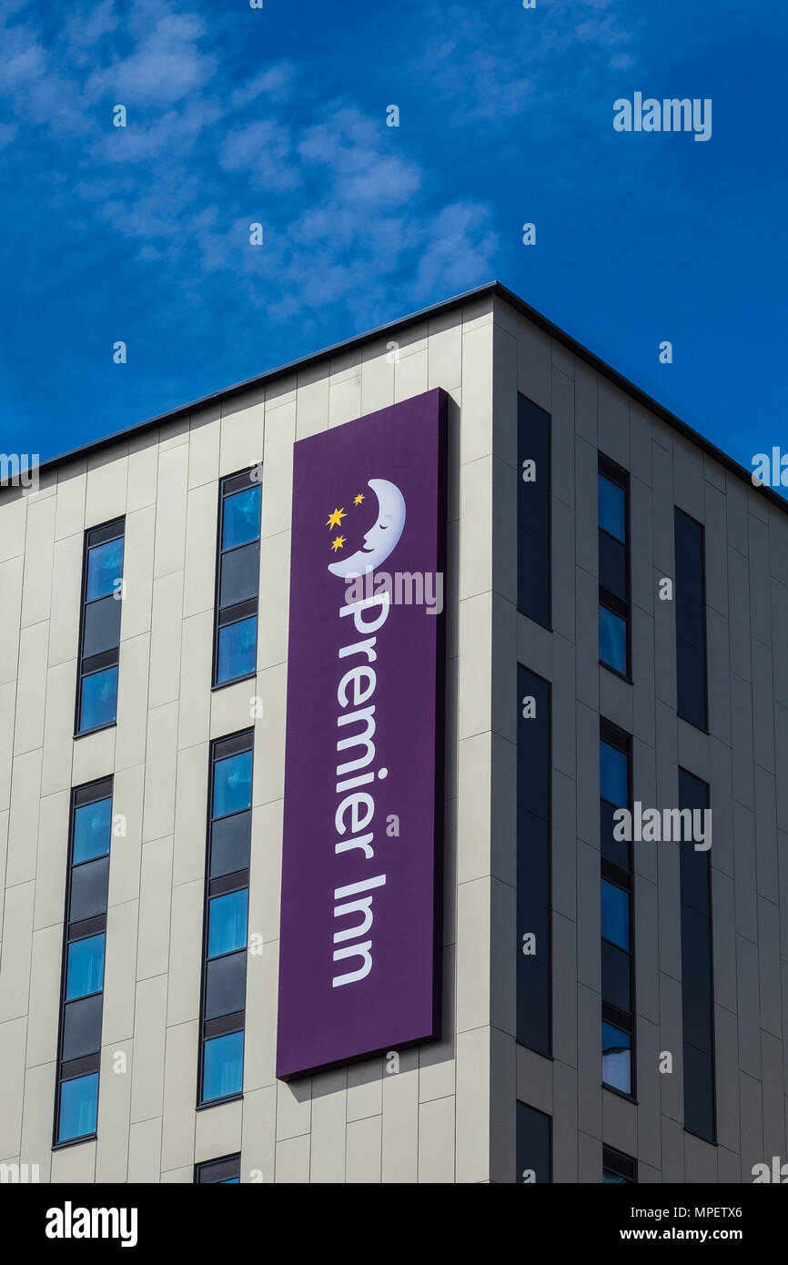 New Premier Inn hotel at Wembley Park, Borough of Brent, London