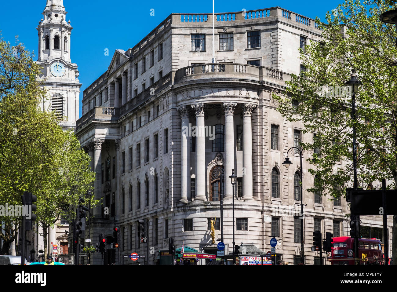 South Africa House, Trafalgar Square, London, England, U.K Stock Photo Alamy