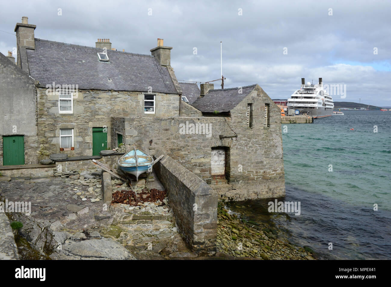 The Lodberries in Lerwick the iconic building depicted as the home of ...