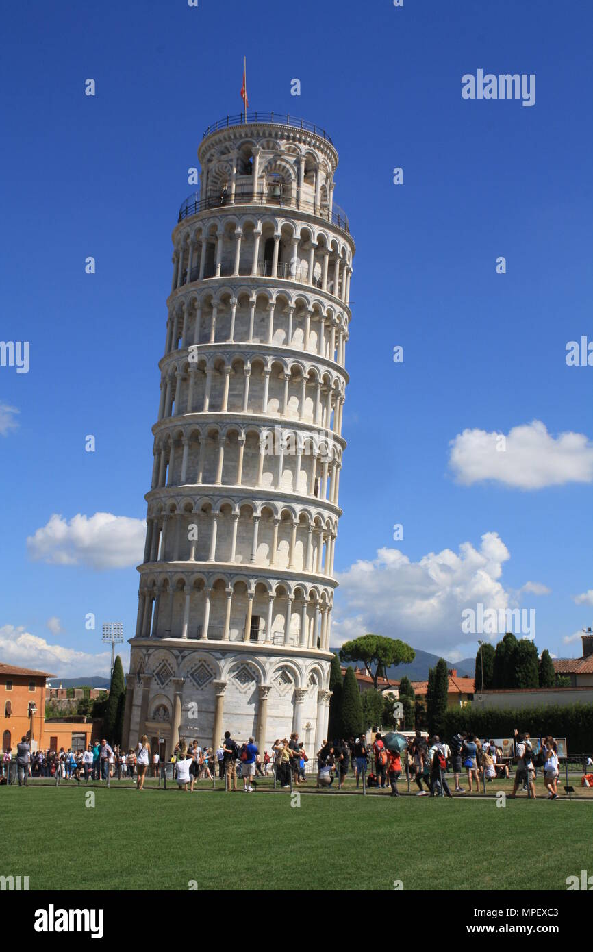 Italy Pisa Tower Stock Photo