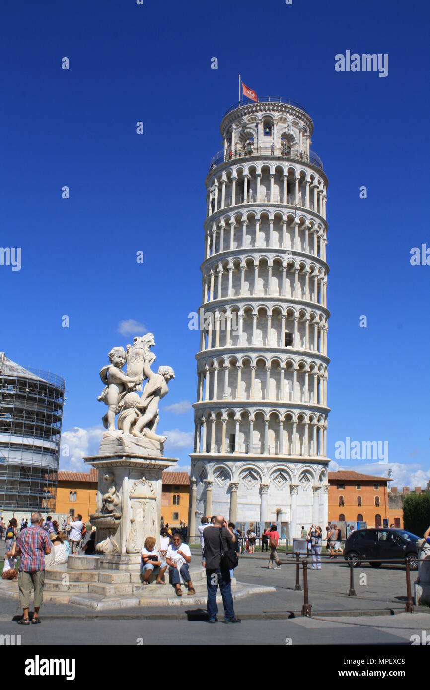 Italy Pisa Tower Stock Photo