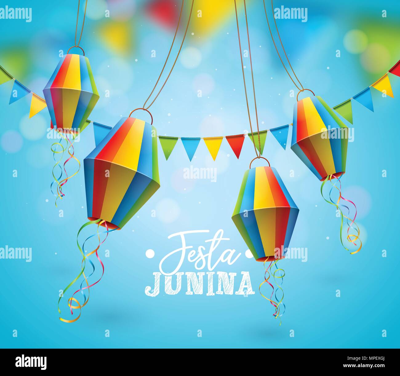 Festa Junina Invitation Card Template