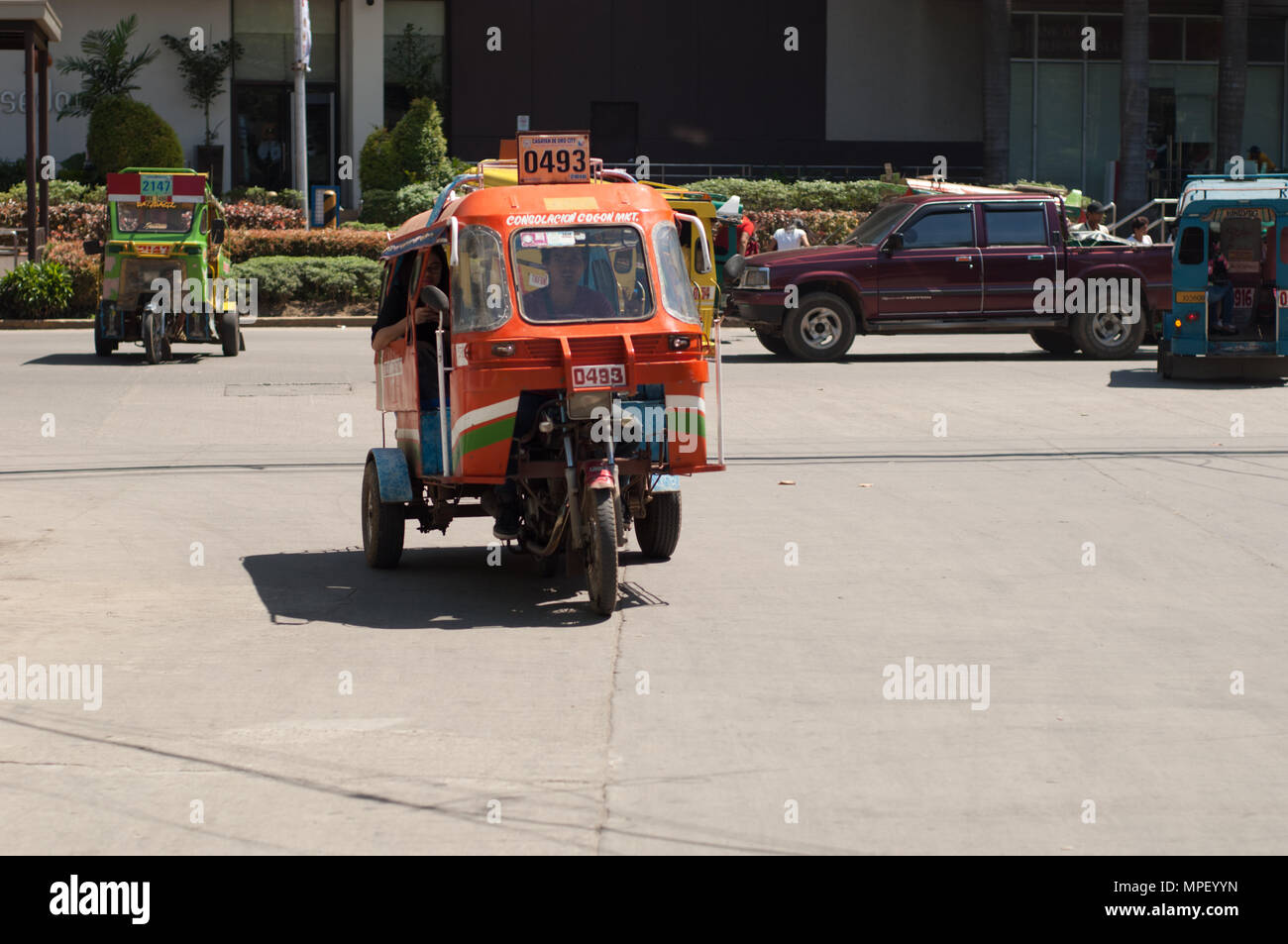 Motor tricycles, Cagayan de Oro, Mindanao, Philippines Stock Photo Alamy