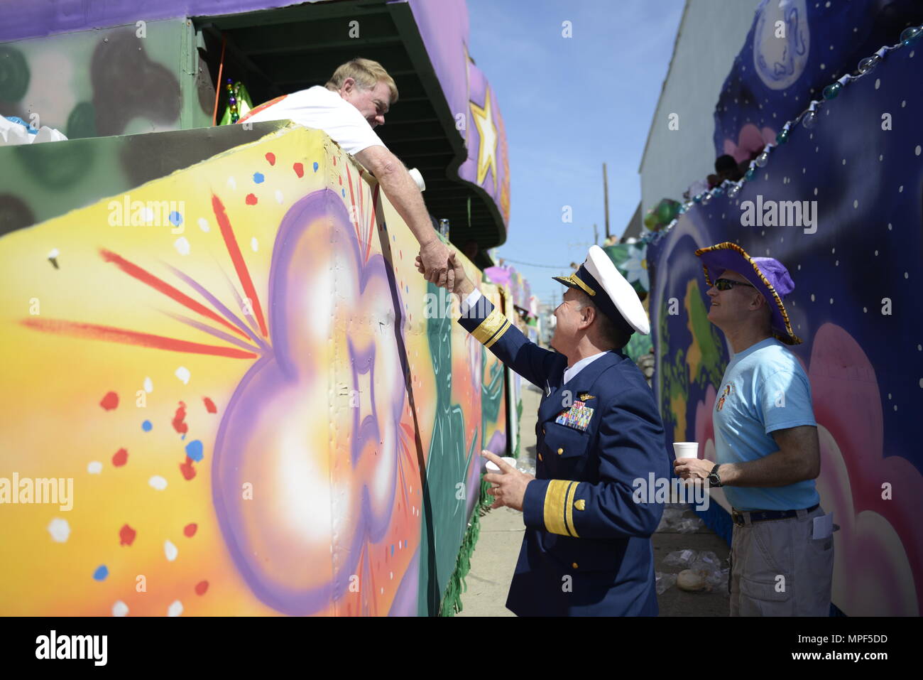 Rear Adm. Dave Callahan, Eighth Coast Guard District Commander, took