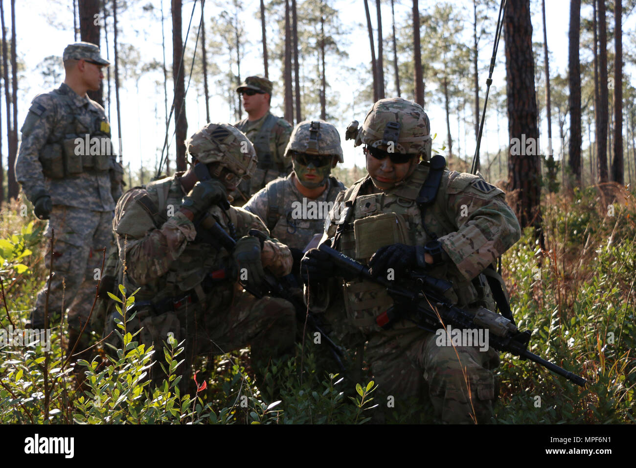 Forward observers from 1st Battalion, 9th Field Artillery Regiment, 3rd