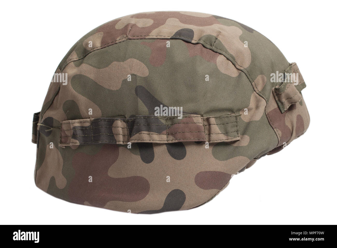 kevlar helmet with camouflage cover Stock Photo - Alamy