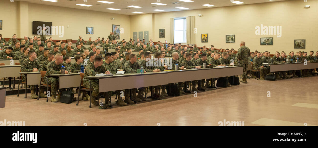 On February 15, 2017, at The Basic School, Marine Corps Base Quantico ...