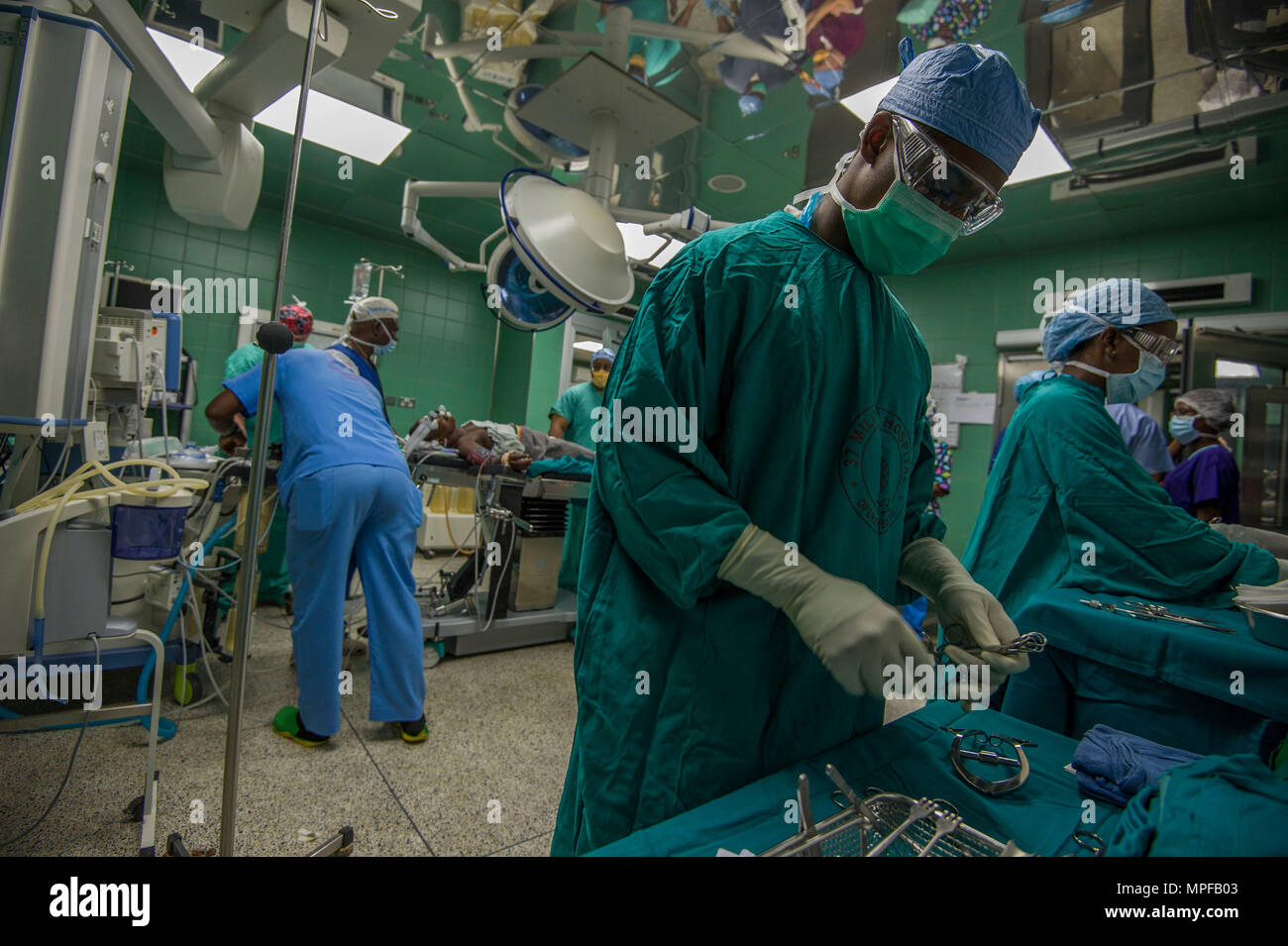 U S Army Sgt Michael Harvey An Operating Room Specialist