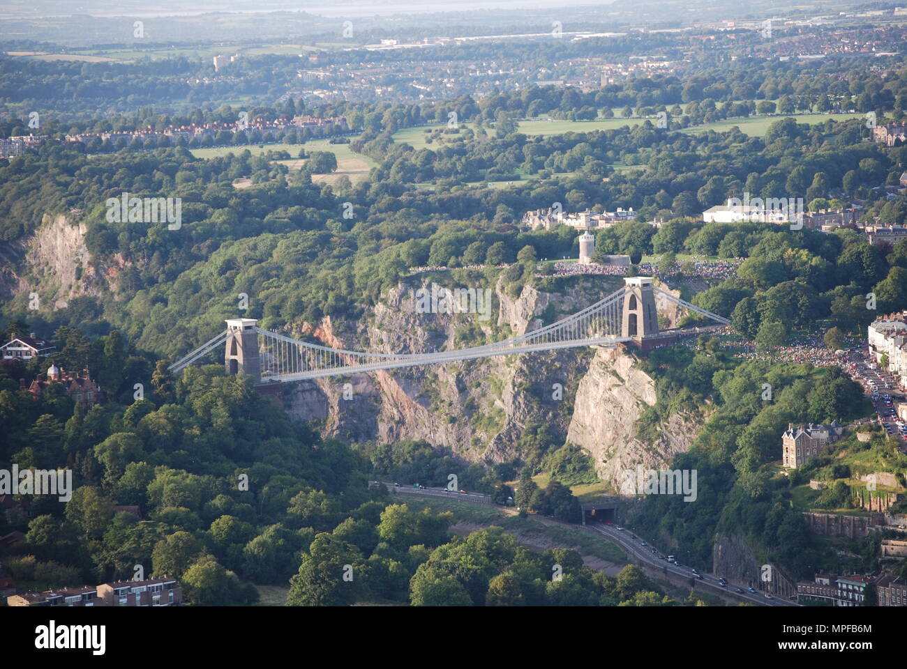 Clifton Suspension Bridge Aerial High Resolution Stock Photography and ...