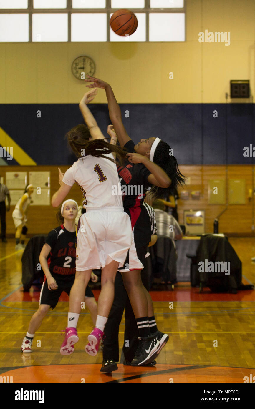 Lebet Erhart, left, a guard with Matthew C. Perry High School’s Lady
