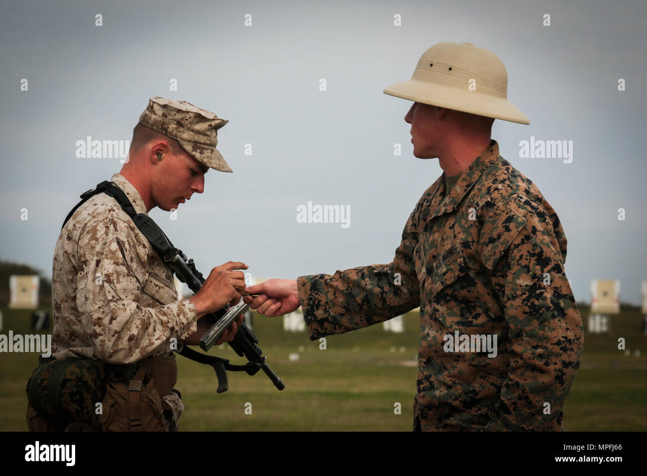 A U.S. Marine Corps Recruit with Platoon 2025, Company E., 2nd