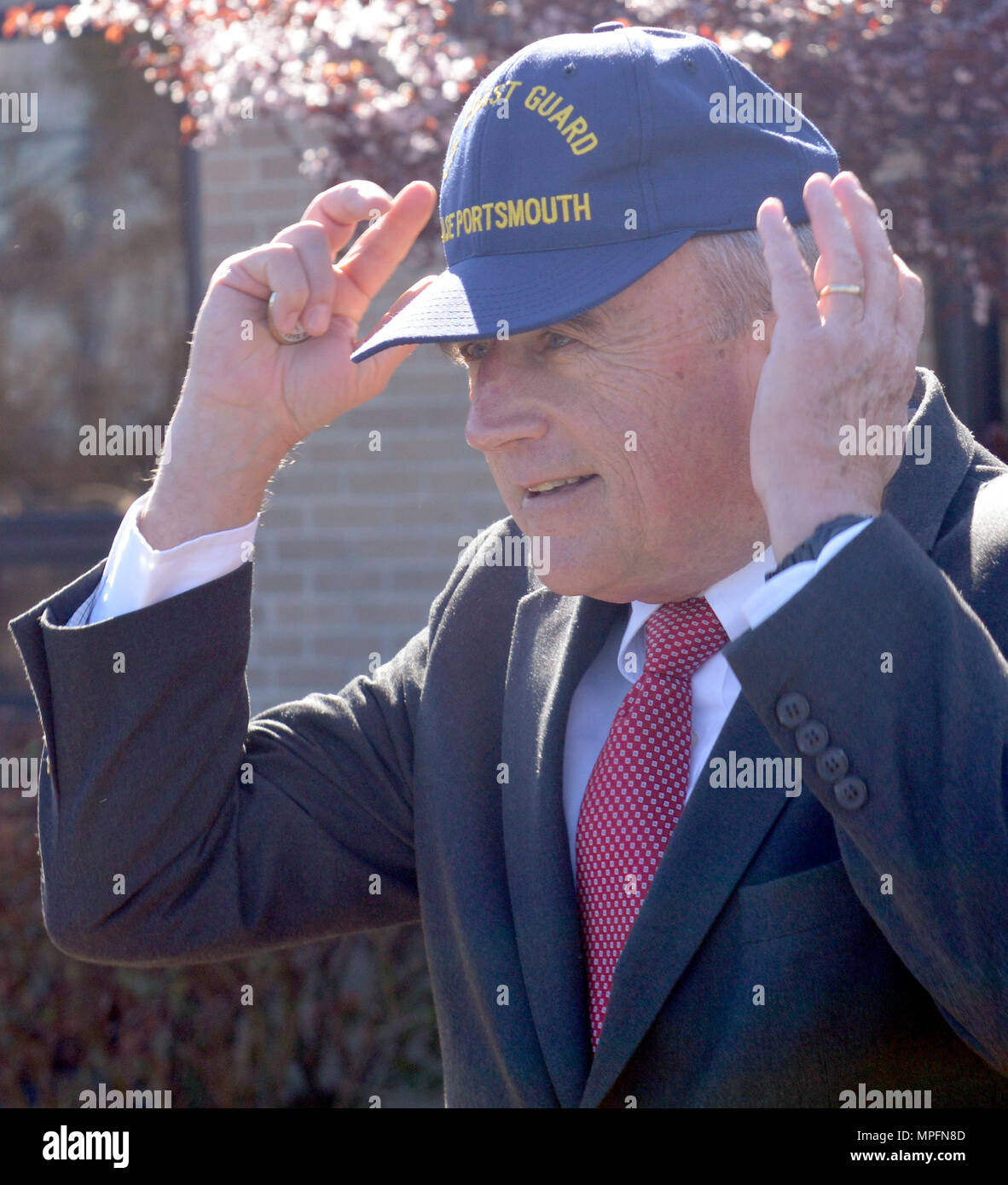 coast guard ball cap