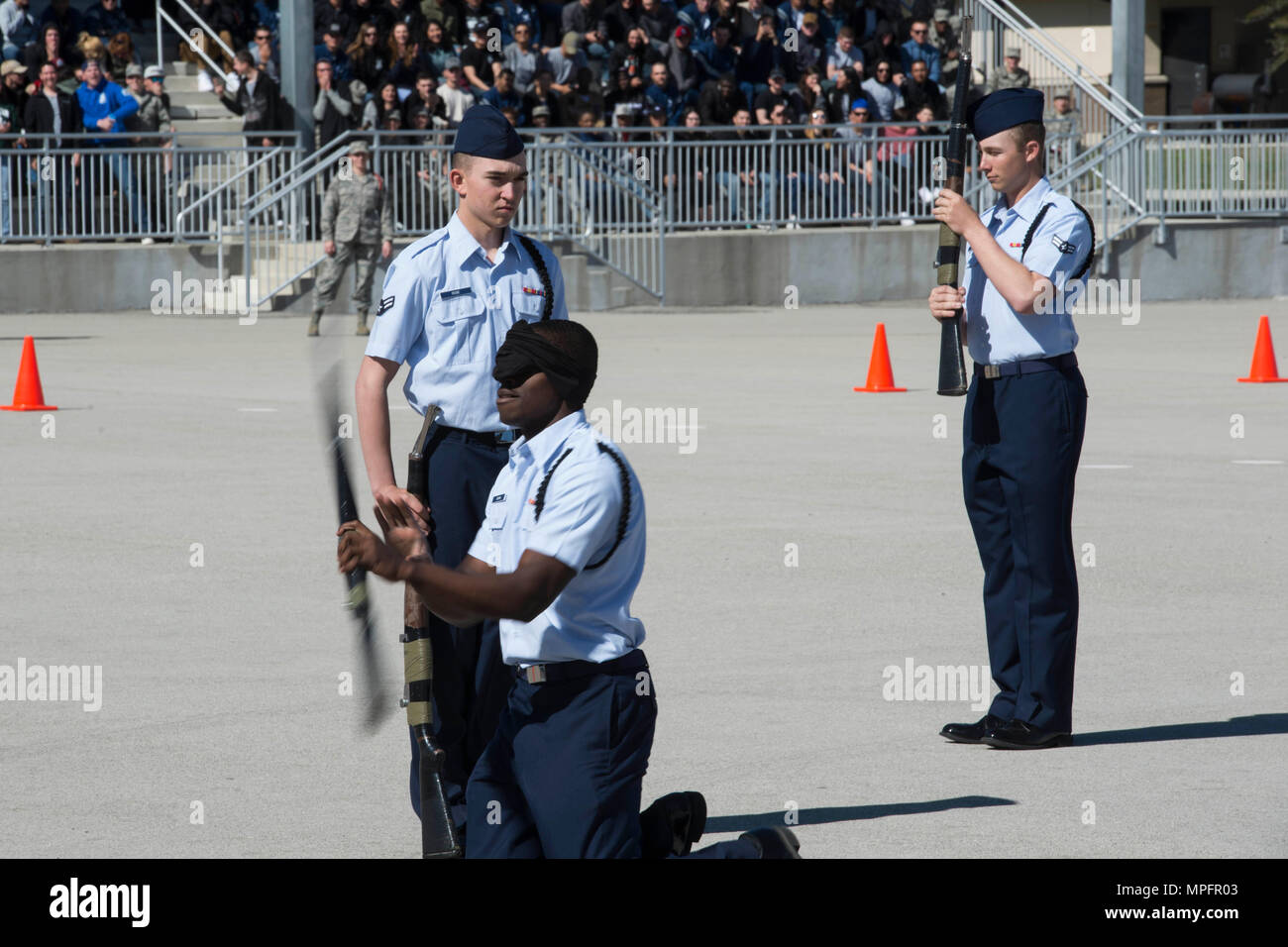 Open Ranks Inspection Guide The 343rd Training Squadron drill team demonstrated regulation drill ...