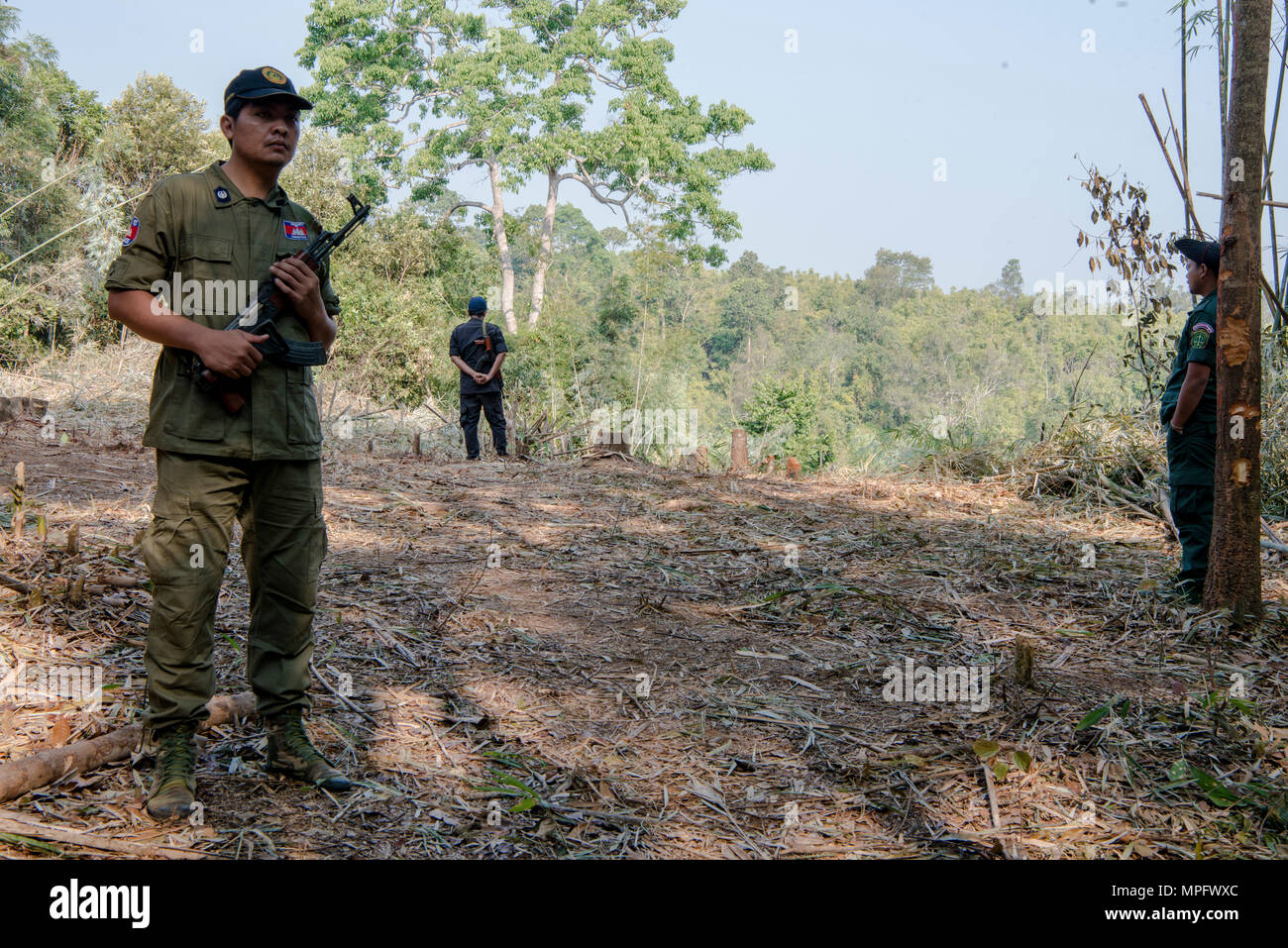 Cambodian Policemen High Resolution Stock Photography And Images Alamy