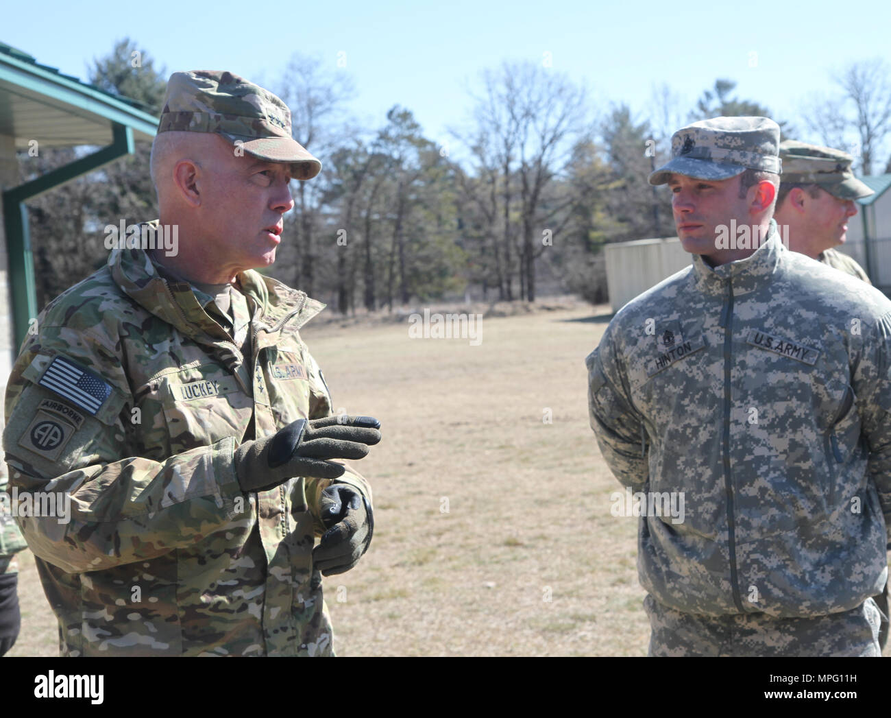 Cold Command A U.S. Army drill sergeant from 3rd Battalion, 334th Infantry Regiment ...