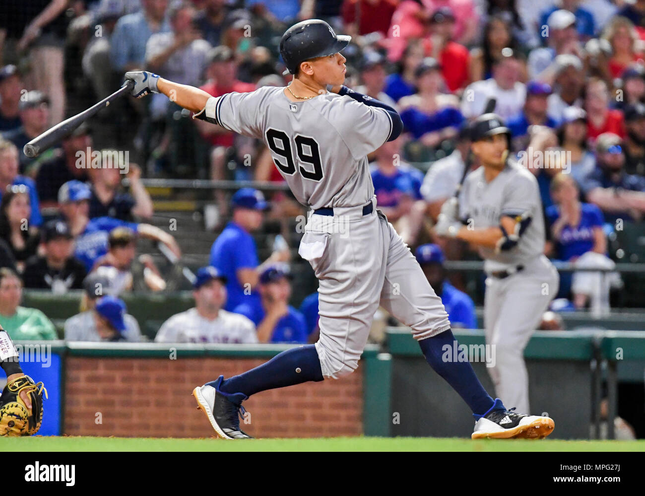 May 21, 2018: New York Yankees right fielder Aaron Judge #99 during an ...