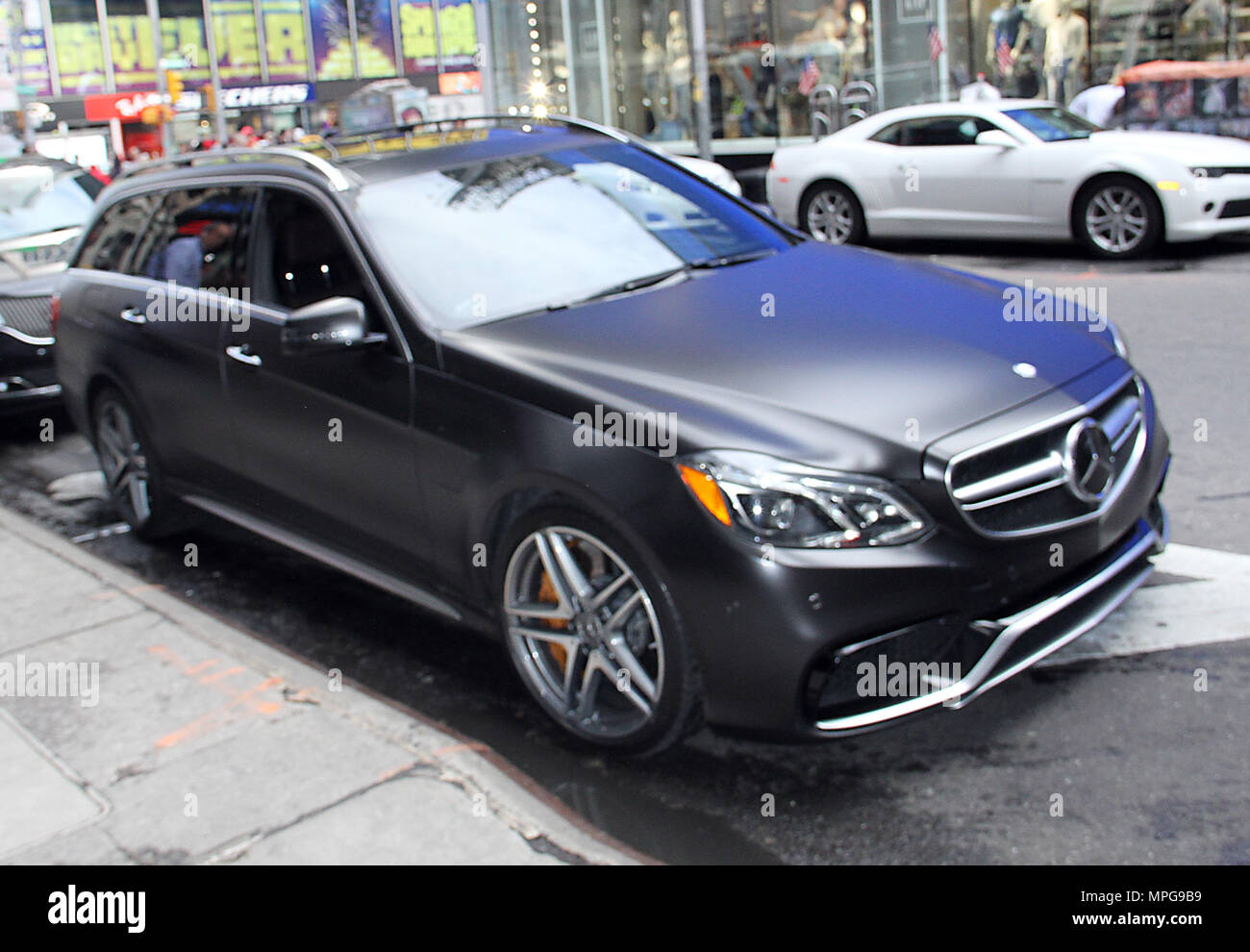 New York Ny May 23 Michael Strahan S Car Seen Parked At Abc Studios In New York May 23 18 Credit Rw Mediapunch Stock Photo Alamy