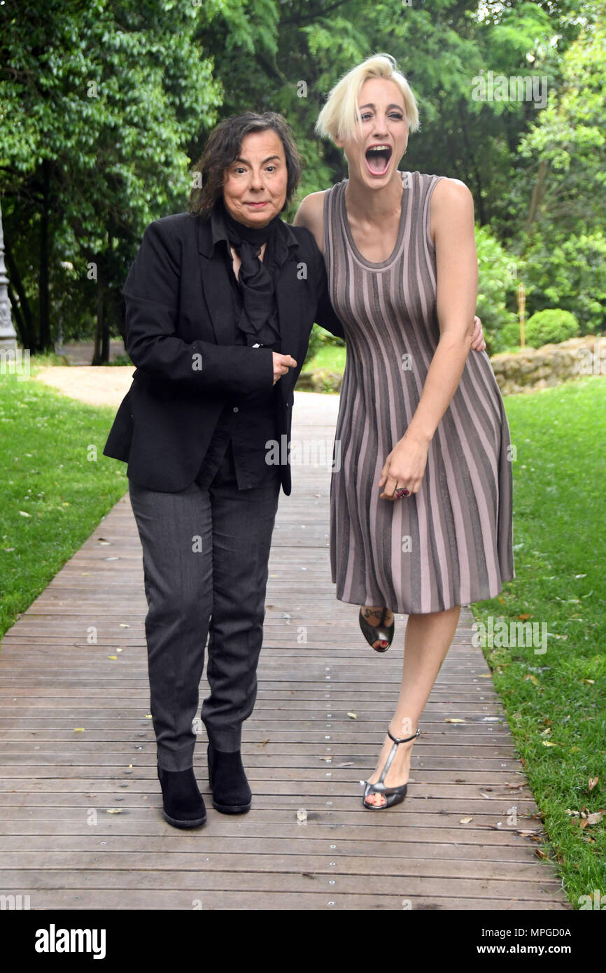 Rome Italy 23 May 2018 - cinema house Photocall presentation movie STATO DI EBREZZA Maria Rossi and Francesca Inaudi Credit: Giuseppe Andidero/Alamy Live News Stock Photo