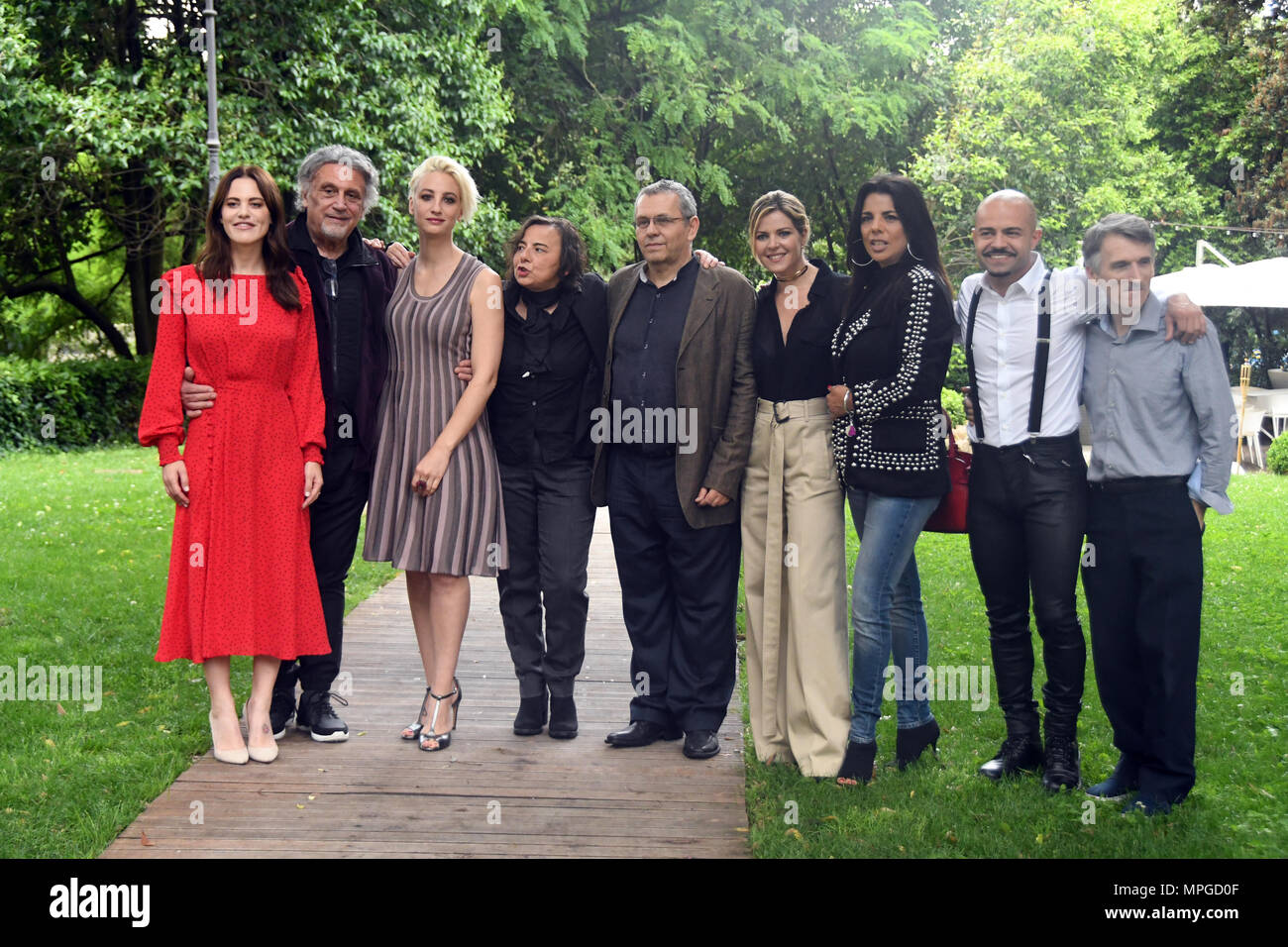 Rome Italy 23 May 2018 - cinema house Photocall presentation movie STATO DI EBREZZA The cast Credit: Giuseppe Andidero/Alamy Live News Stock Photo