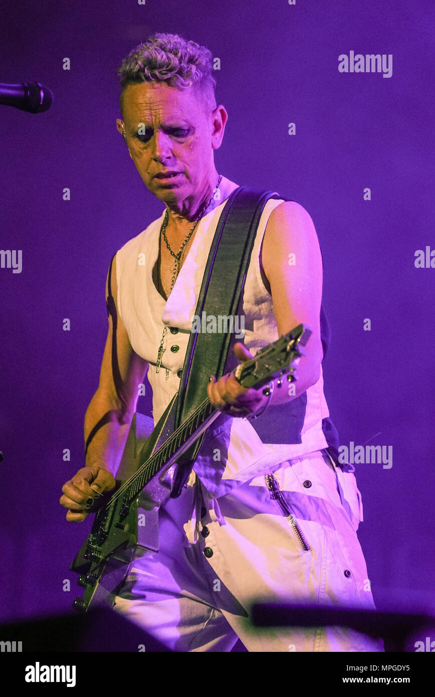 Anaheim, California, USA. 22nd May, 2018. Depeche Mode performing live on  the Global Spirit Tour at The Honda Center in Anaheim, CA USA on May 22,  2018. Credit: Kevin Estrada/MediaPunch Credit: MediaPunch