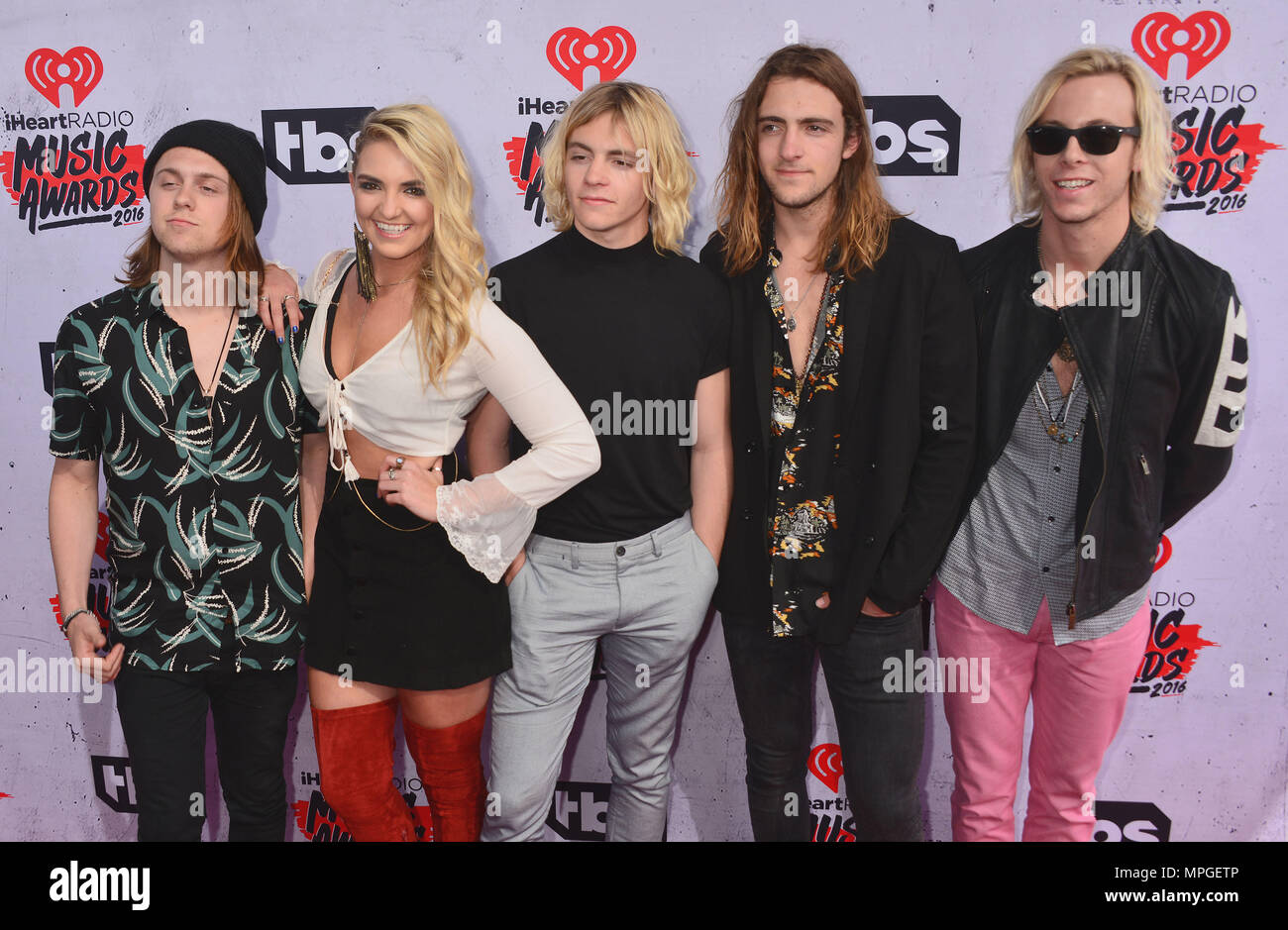 Ellington Ratliff Rydel Lynch Ross Lynch Rocky Lynch And Riker Lynch Of R5 191 At The