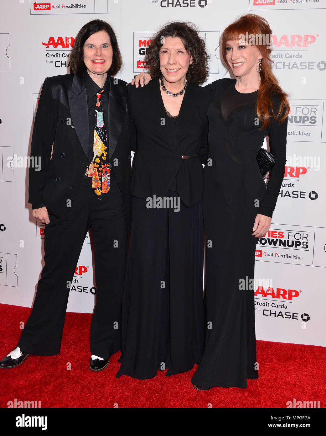 Paula Poundstone, Lilyb Tomlin, Kathy Griffin  at the Movies For Grow Ups - AARP - at the Beverly Wilshire Hotel in Los Angeles. February 8, 2016.Paula Poundstone, Lilyb Tomlin, Kathy Griffin   Event in Hollywood Life - California, Red Carpet Event, USA, Film Industry, Celebrities, Photography, Bestof, Arts Culture and Entertainment, Topix Celebrities fashion, Best of, Hollywood Life, Event in Hollywood Life - California, Red Carpet and backstage, movie celebrities, TV celebrities, Music celebrities, Arts Culture and Entertainment, vertical, one person, Photography,    inquiry tsuni@Gamma-USA. Stock Photo