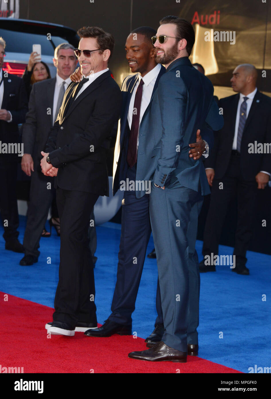 Chris Evans And Robert Downey Jr Red Carpet