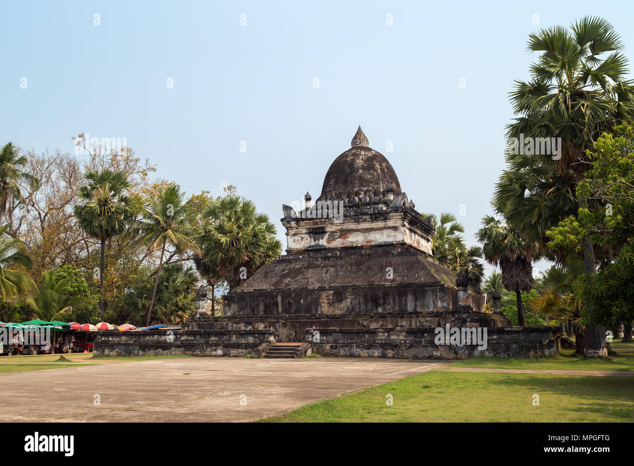 That Mak Mo Watermelon Stupa At The Wat Visounnarath Or Wat