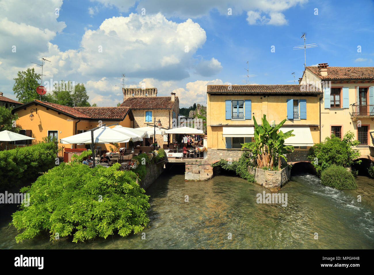 Borghetto di Valeggio sul Mincio Stock Photo