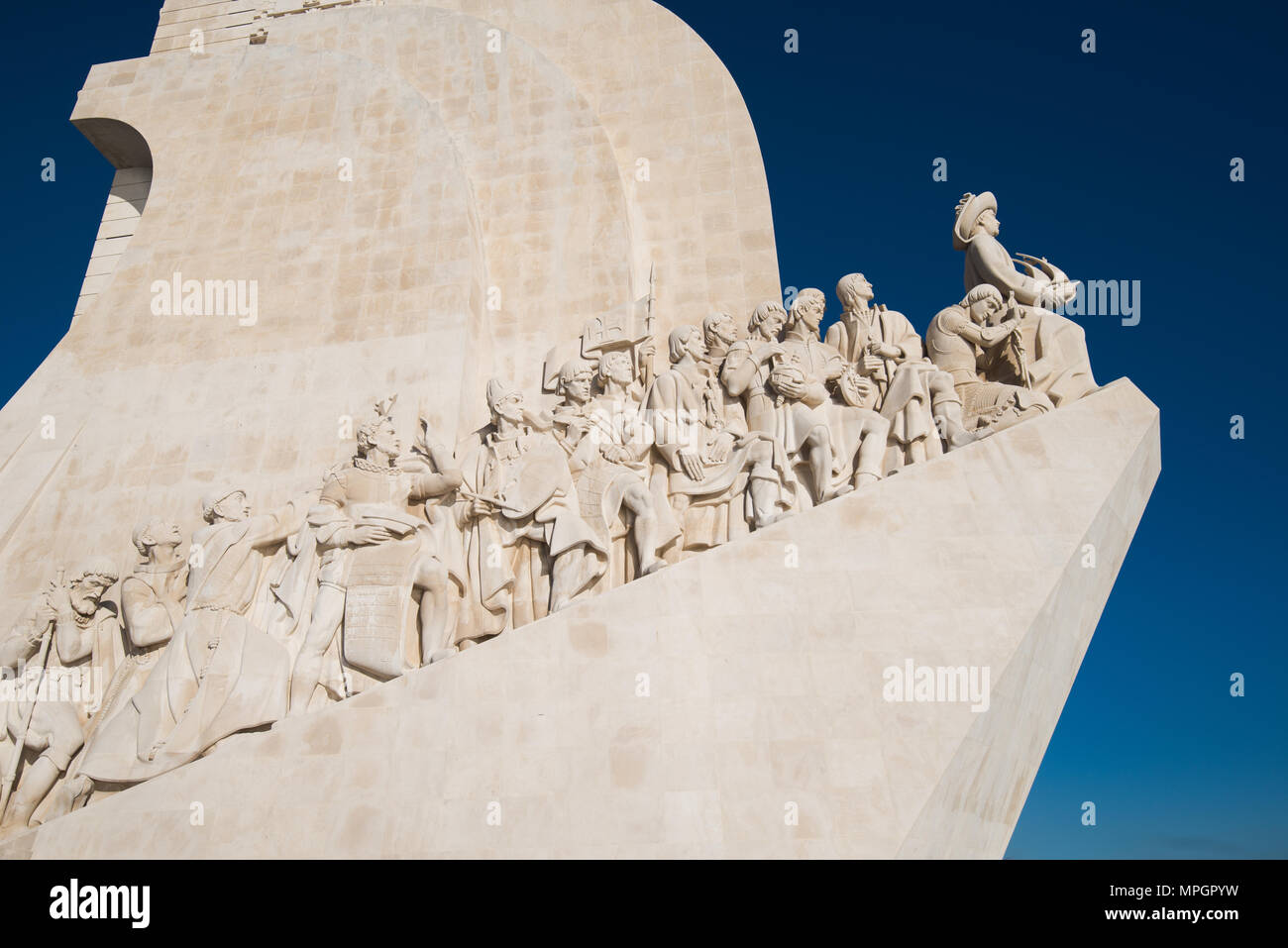 Monument of Discoveries in Lisbon Portugal Stock Photo