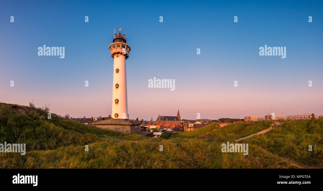 Lighthouse of Egmond aan Zee Netherlands Stock Photo