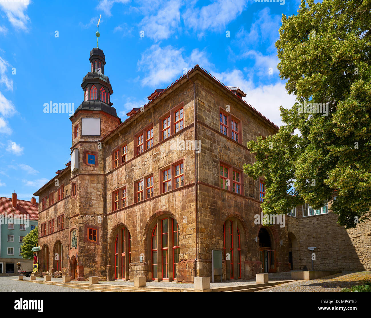 Stadt Nordhausen Rathaus city hall in Thuringia Germany Stock Photo Alamy