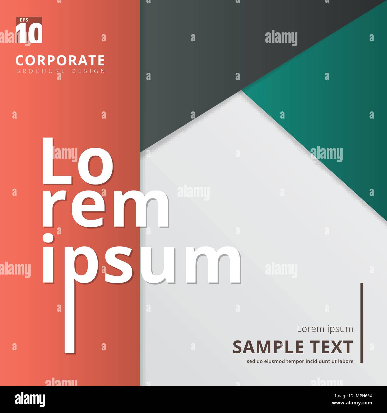 Abstract geometric layout minimal style background. Vector illustration ...