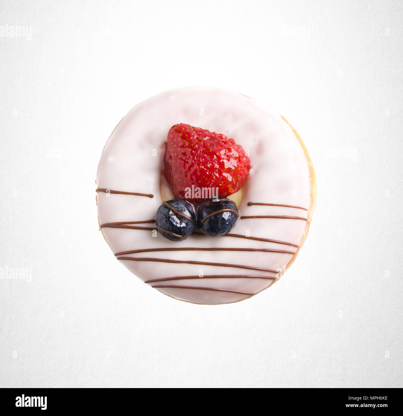 donut or tasty donut on a background Stock Photo
