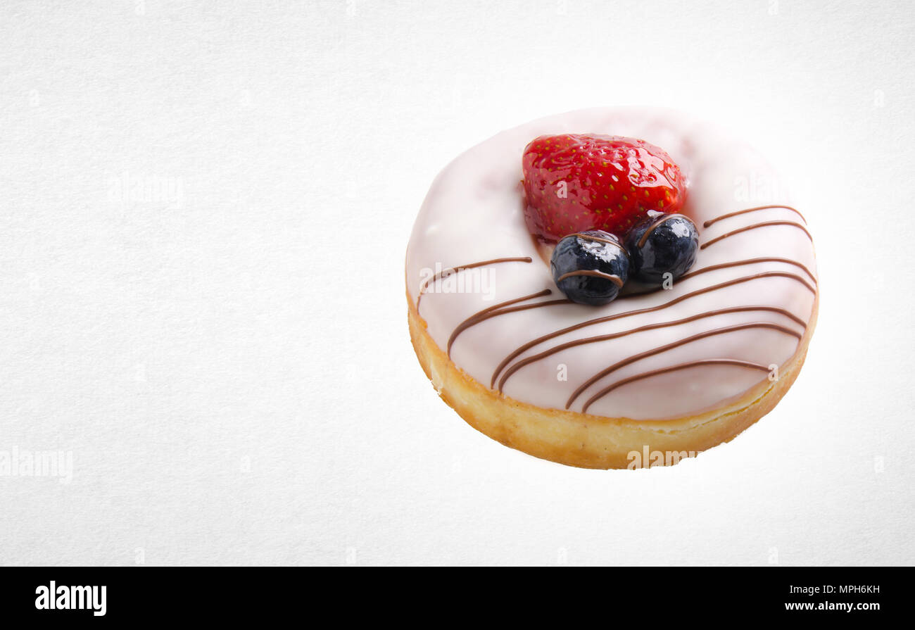 donut or tasty donut on a background Stock Photo