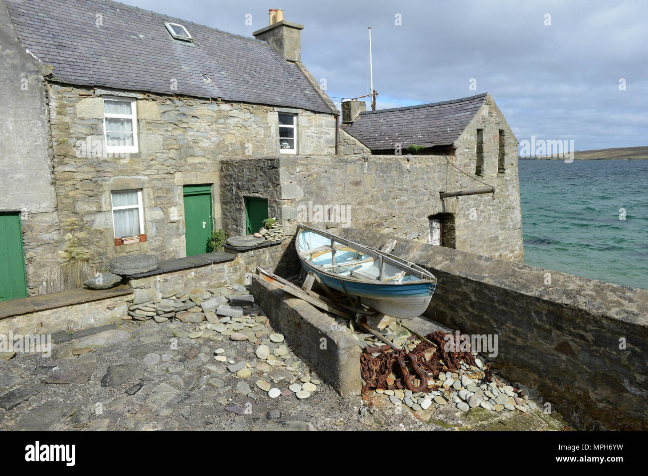 The Lodberries in Lerwick the iconic building depicted as the home of ...