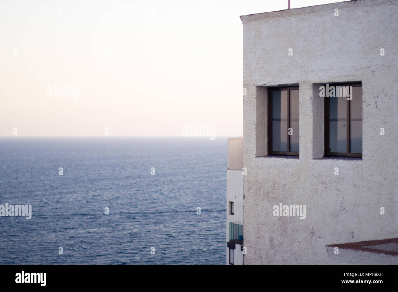 Mediteranian Sea View Stock Photo