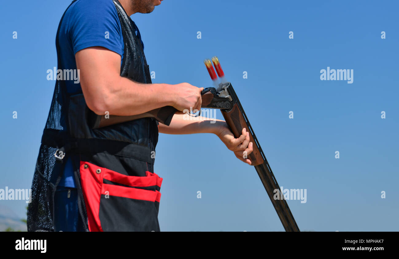 Trap and Skeet shooter Stock Photo Alamy