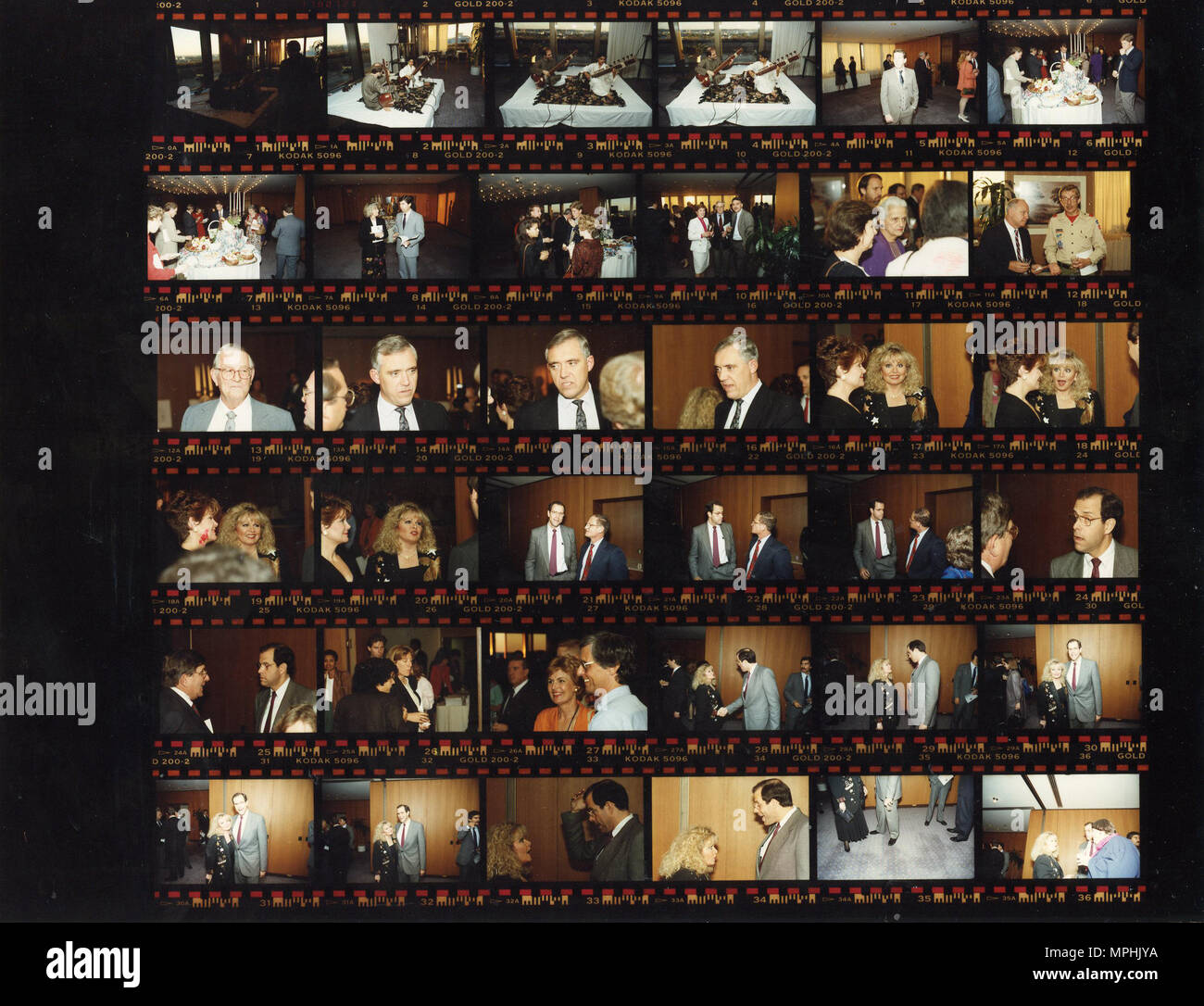 ROSKENS END HUNGER AWARDS 1990 35mm Filmsheet Stock Photo Alamy