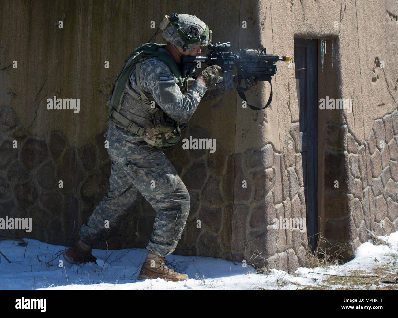 A Soldier From Alpha Co, 2nd Battalion, 506th Infantry Regiment 'White ...