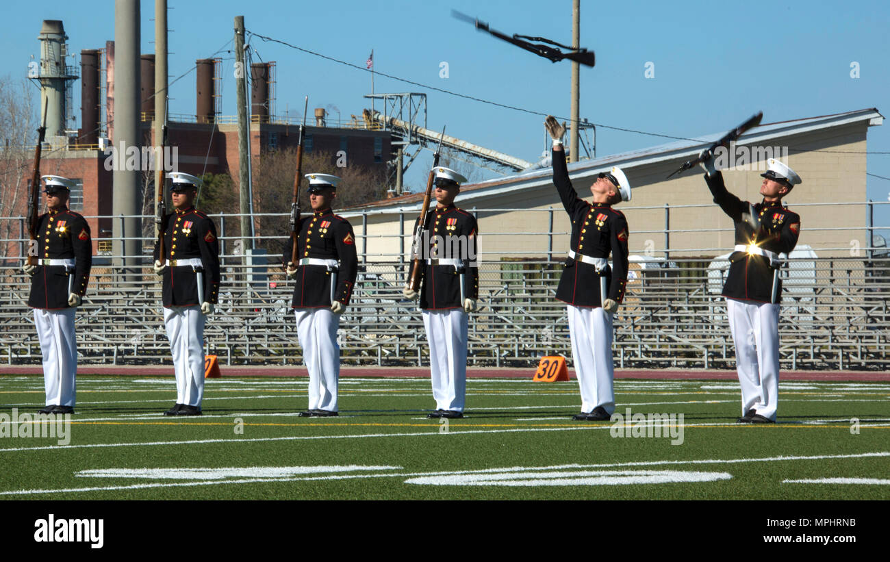 The U.S. Marine Corps Silent Drill Platoon, Marine Barracks Washington