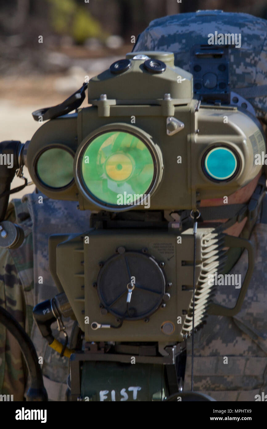 A U.S. Army Fire Controls Specialist with the 101st Airborne Division