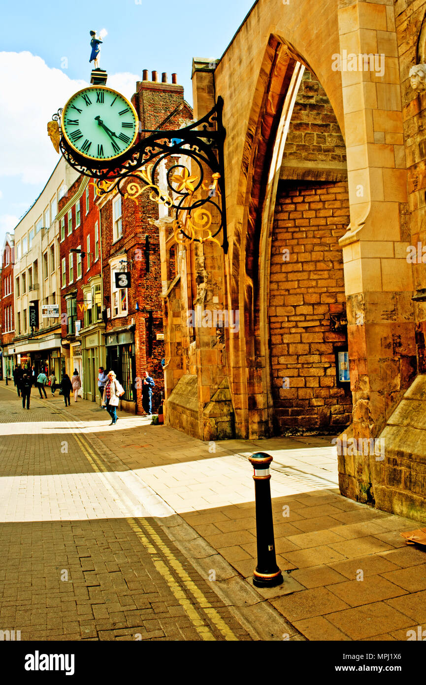 Coney Street, York, England Stock Photo Alamy