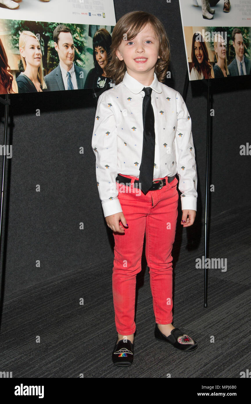 Leo James Davis attends A Kid Like Jake premiere at The Landmark at 57 West (Photo by Lev Radin/Pacific Press) Stock Photo
