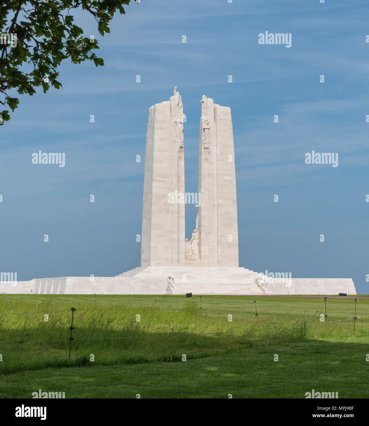 Canadian National Vimy Memorial, Vimy Ridge, France Stock Photo