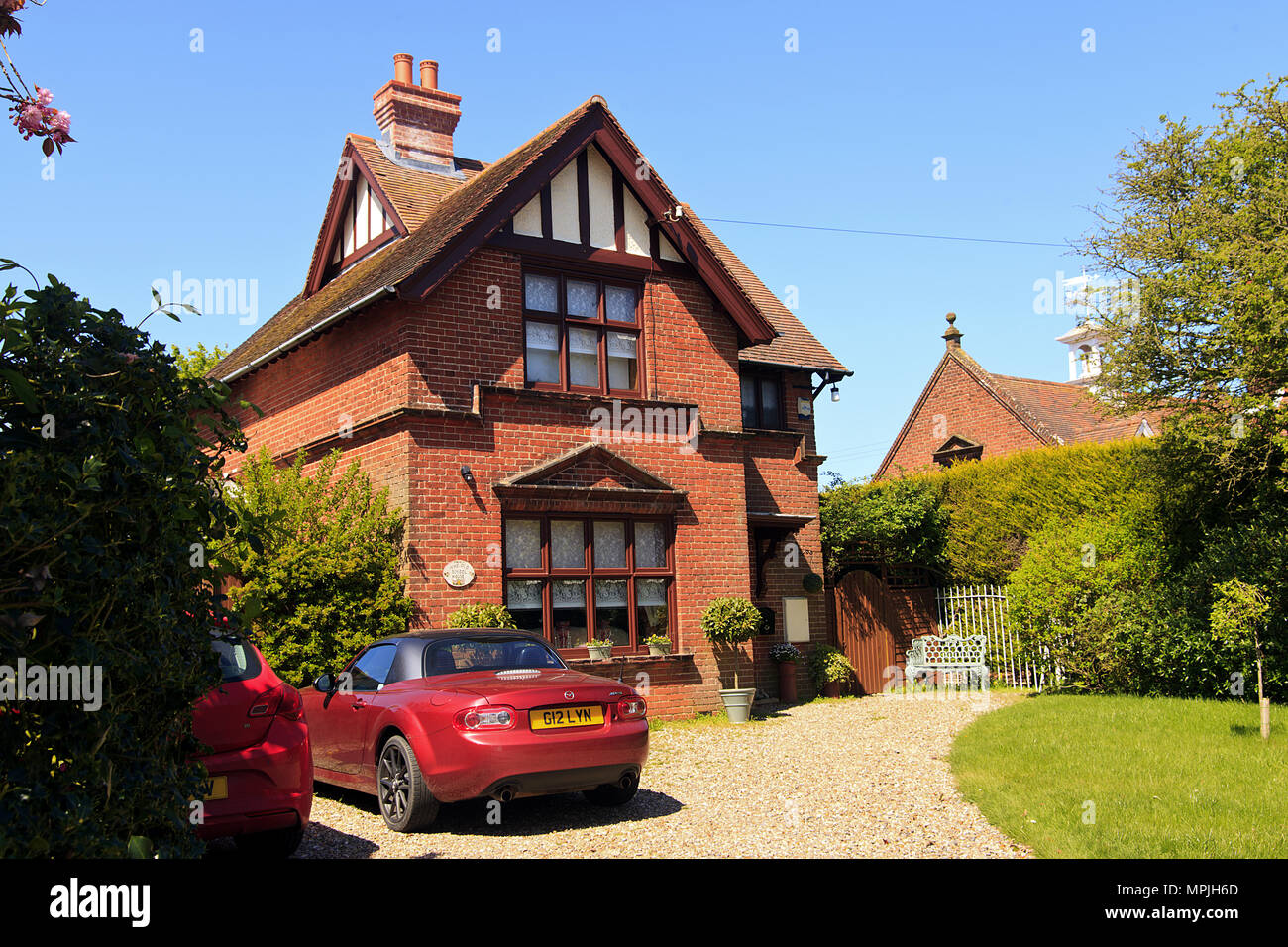 The Old School House in Knapton village, Norfolk, England, UK Stock Photo