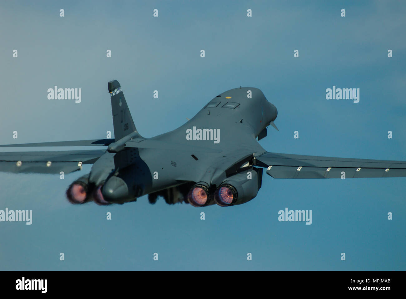 Rockwell B1B Lancer bomber jet plane of the United States Air Force