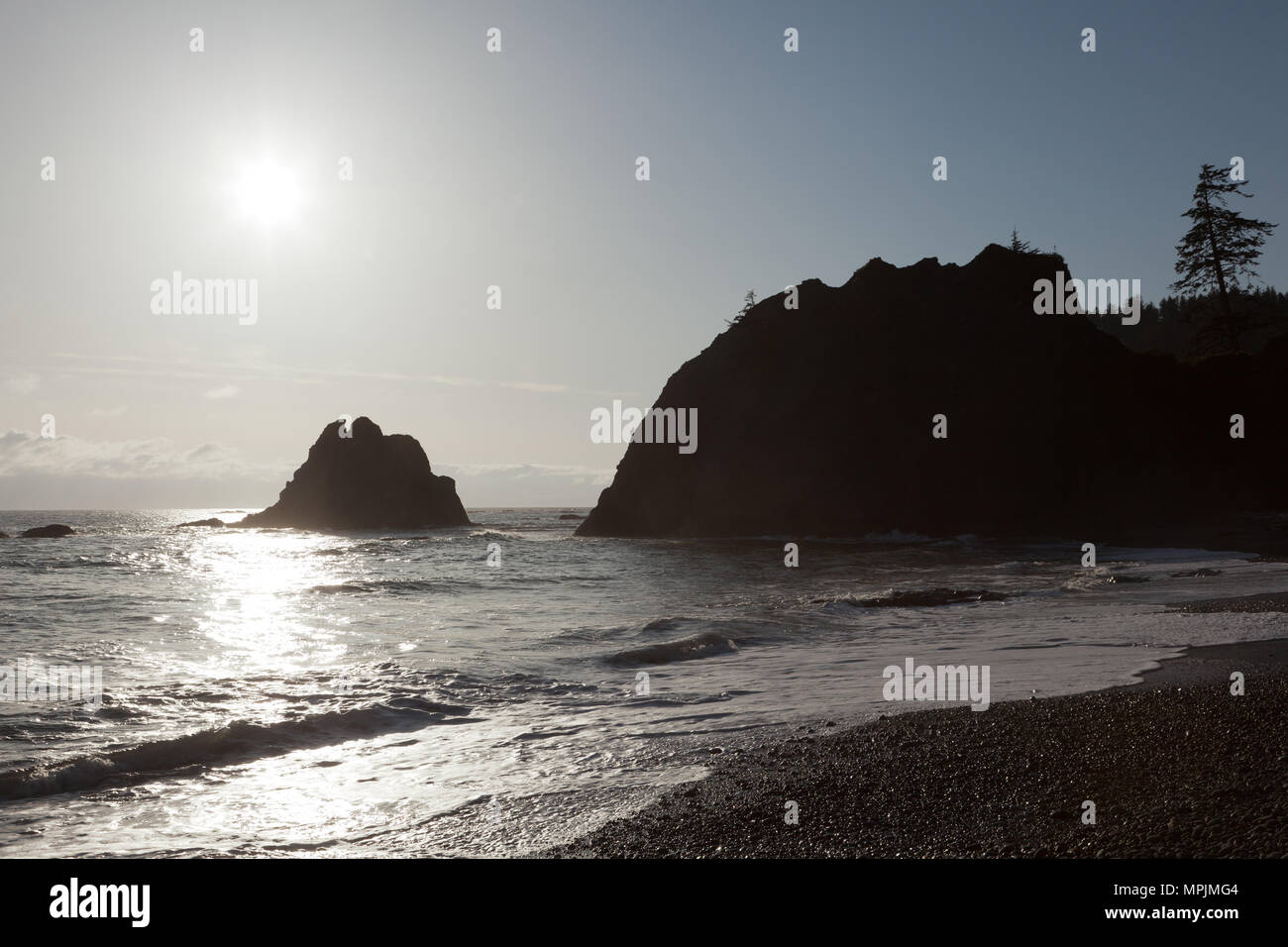 Rialto Beach, Olympic Coast, Washington State, USA Stock Photo