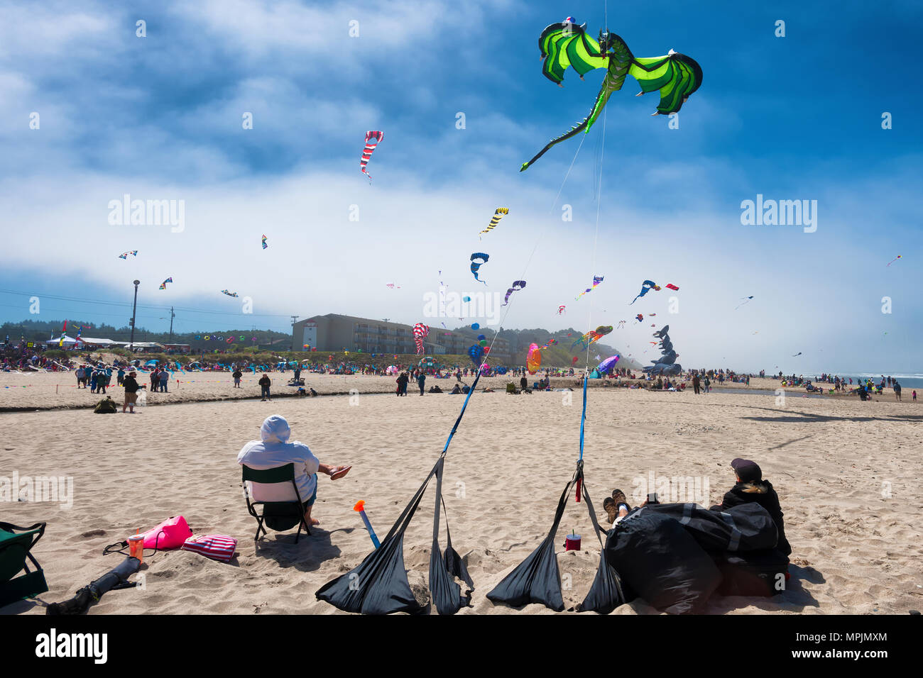 Lincoln City, Oregon, USA June 26,02016 Annual Kite Flying festival