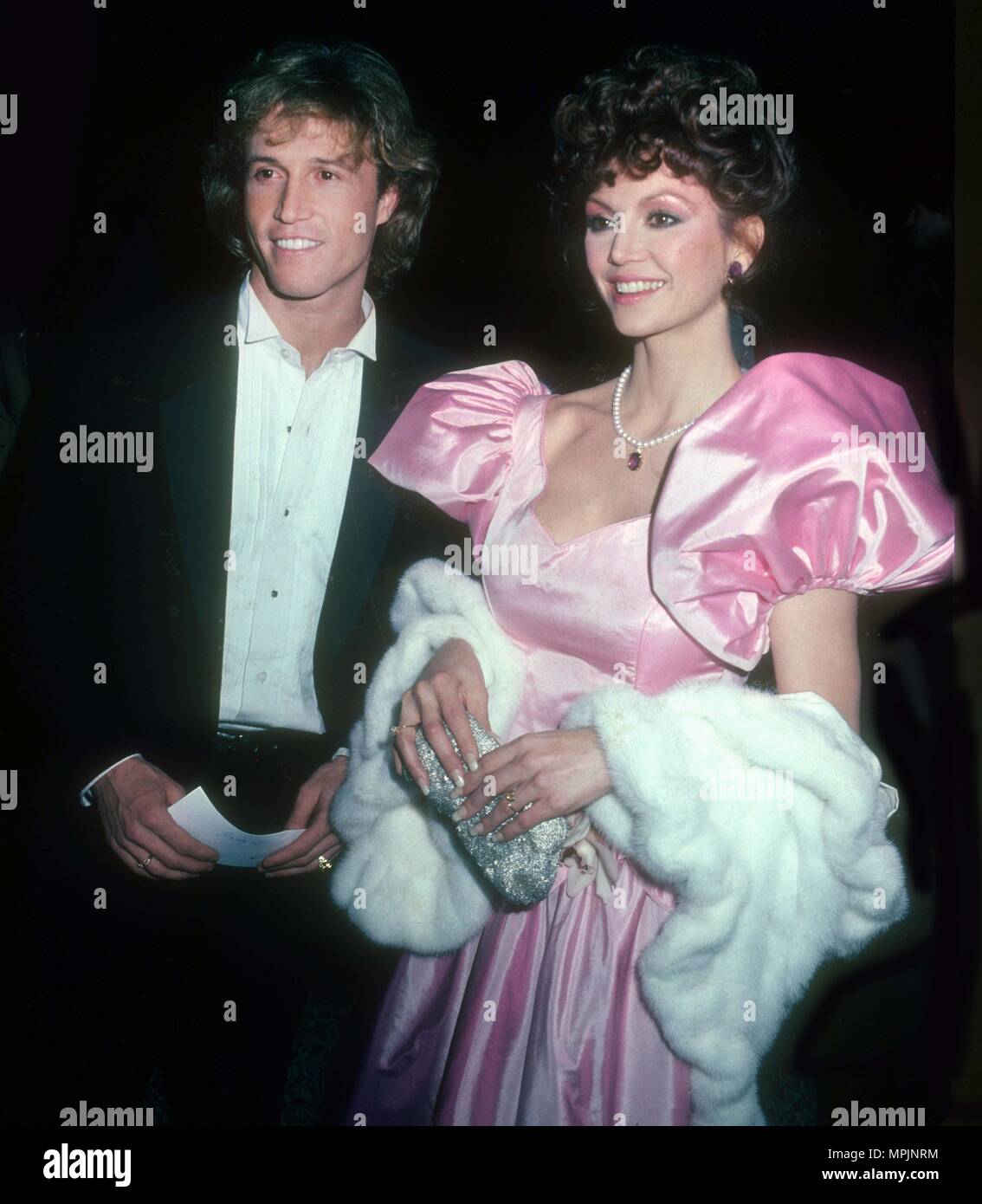 Andy Gibb Victoria Principal 1985 Photo By John BarrettPHOTOlink.net Stock Photo